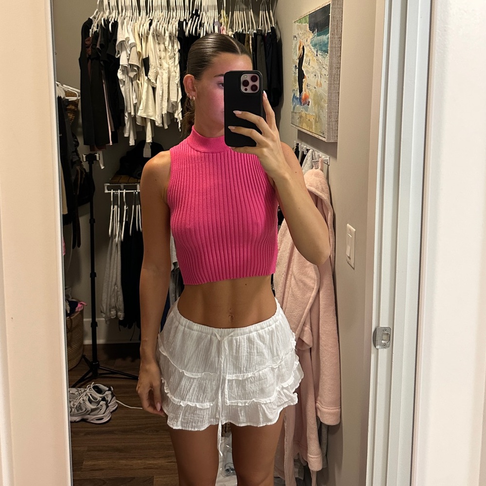 Princess Polly Pink Cropped tank